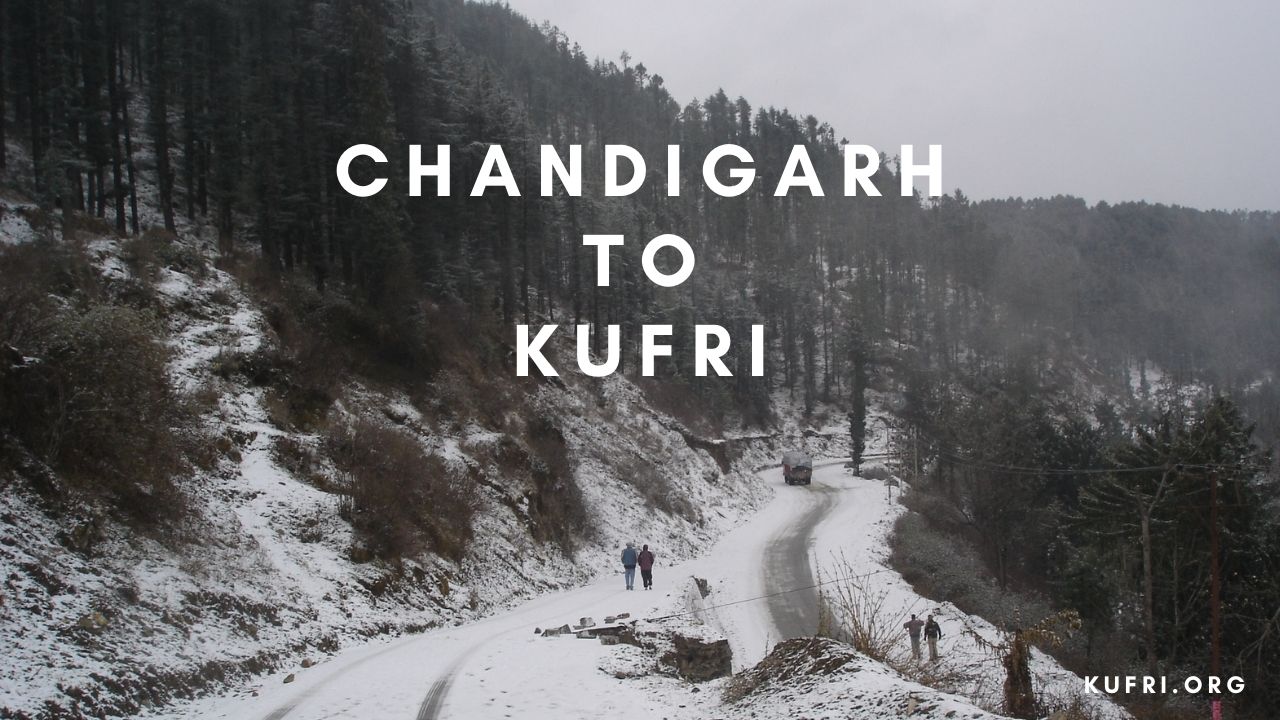 Chandigarh to kufri