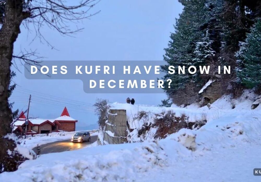 Does Kufri have snow in December