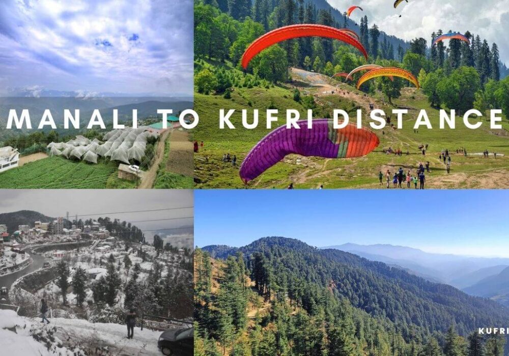 How far is Kufri from Manali