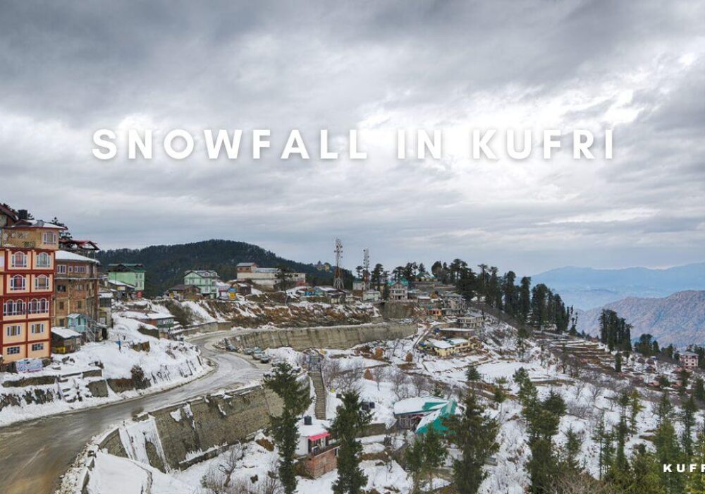 In which month there is snowfall in Kufri