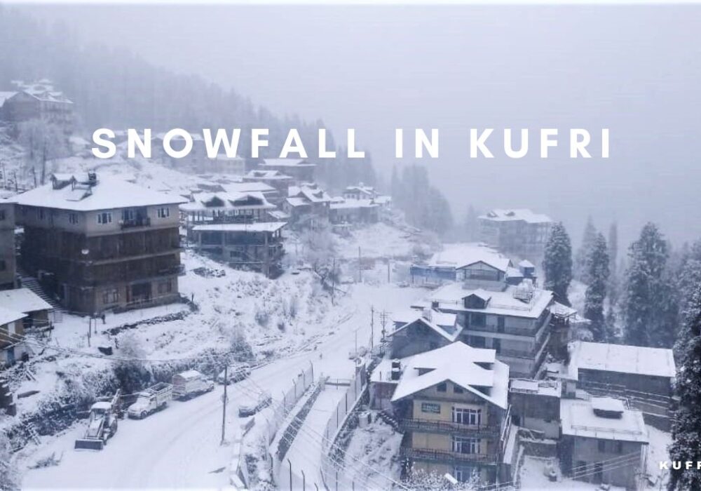 On which date is snowfall in Kufri