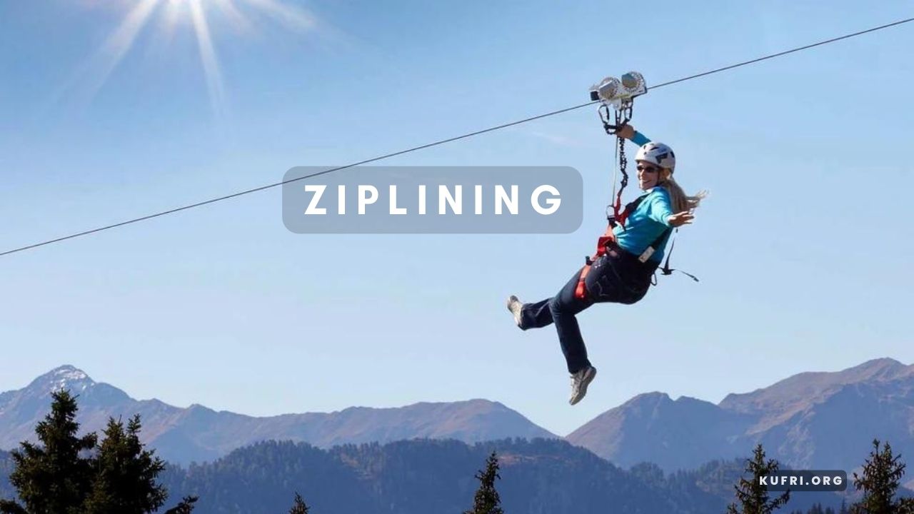 Ziplining in kufri